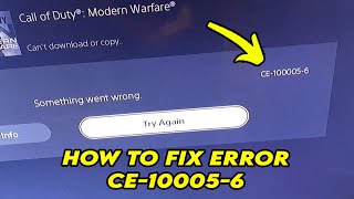 How to Fix Error Code CE100056 on PS5 [upl. by Atronna]