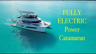 Boat Tour Aquila 44 Fully Electric Power Catamaran [upl. by Thorndike]