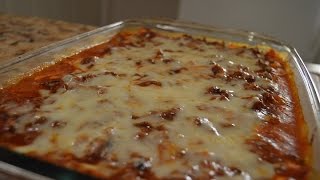 Meaty Cheesy Lasagna  How to make Lasagna Quicker [upl. by Ainimreh780]