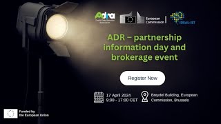 ADR – partnership information day and brokerage event [upl. by Rehsa11]