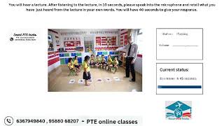 PTE RETELL LECTURE July 2024  Retell lecture Templates July 2024 [upl. by Elmina]