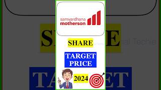 Samvardhana Motherson Share Target Price 2024 mothersumistocklatestnews [upl. by Bast50]