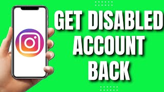 How To Get A Disabled Instagram Account Back 2023 [upl. by Inele708]