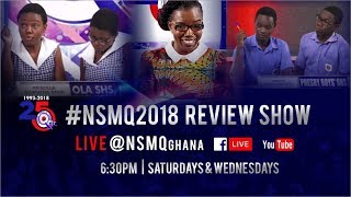 NSMQ 2018 ONEEIGHTH WEST AFRICA SHS vs KONONGOODUMASE SHS vs KADJEBIASATO SHS [upl. by Aserehc]