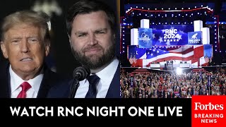 WATCH LIVE RNC Holds First Night Of Convention After Trump And Vance Are Nominated As GOP Ticket [upl. by Rhodie]