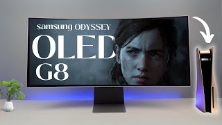 Its Worth it Samsung Odyssey OLED G8 Unboxing and Review  G85SB Curved Gaming Monitor 175 Hz [upl. by Anitserp220]