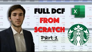 Lets evaluate Starbucks  DCF from scratch Part 1 [upl. by Eliza904]