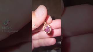 Mini Amethyst Pendant by Lollys Little Lovelies [upl. by Ahsilrac711]