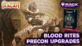 LOST CAVERNS OF IXALAN COMMANDER PRECON UPGRADES Blood Rites Vampire Precon [upl. by Ynaffit]