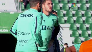 Calentamiento Elche CF vs Cádiz CF [upl. by Hayward215]