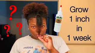 Grow 1 inch in 1 Week Lets See  Inversion Method  Wild Growth Hair Oil [upl. by Sualokin]