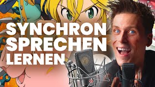 SYNCHRONSPRECHEN LERNEN quotThe 7 Deadly Sinsquot synchronsprecher fandub anime thesevendeadlysins [upl. by Cannice]