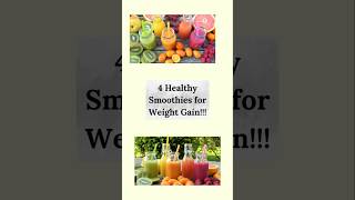 Amazing Smoothies for Weight Gain weightgainfoods increaseweight shorts [upl. by Nomed]