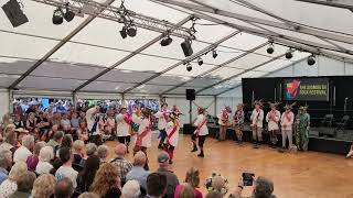 Sidmouth Folk Festival  Dance Spectacular  Eynsham Morris  The Eynsham Poacher [upl. by Sajovich]