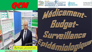 QCM  Médicament  Budget  Epidémio Dernières statistiques 2023 à ne pas Manquer pour lExamen [upl. by Honoria809]