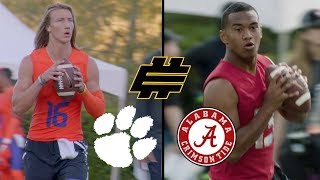 Trevor Lawrence amp Tua Tagovailoa Elite 11 Highlights  NFL [upl. by Averi]