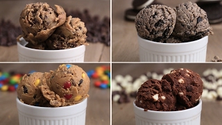 Edible Cookie Dough 4 Ways [upl. by Tihor]