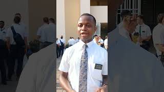 Missionary from Sierra Leon Africa serving in Ghana Accra Mission churchofjesuschrist [upl. by Ardin]