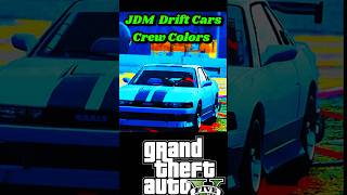 2024 🔥 GTA 5 Two JDM Crew Colors with HEX Codes [upl. by Farra]