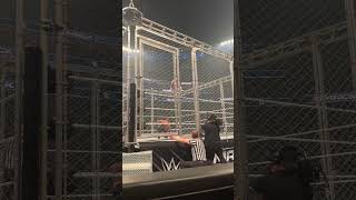 CODY RHODES JUMPS OFF STEEL CAGE ON WWE SMACKDOWN codyrhodes wwe smackdown [upl. by Ilojna]