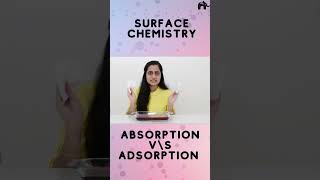 Surface Chemistry Class 12 Adsorption And Absorption shorts [upl. by Jeritah]