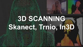 3D Scanning Demo Skanect Trnio In3D c [upl. by Dyraj]