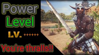 Best method to power level thralls conan exiles 2024 [upl. by Brazee]