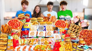 EATING 100000 CALORIES IN 24 HOURS CHALLENGE [upl. by Rhodia302]