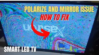 Astron Smart LED TV  How to Fix Mirror Mapping Solarize issue [upl. by Gavriella]