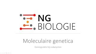 Moleculaire genetica  genregulatie bij eukaryoten  VWO [upl. by Brandice]