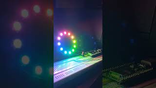 NeoPixel Led with Raspberry Pi Pico raspberrypipico neopixels neopixellightsaber [upl. by Ahslek809]