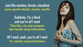 Camila Cabello  Never Be the Same  Lirik Terjemahan Indonesia [upl. by Aicatsana]