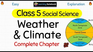 Class 5 Social Science Weather and Climate [upl. by Nomad436]