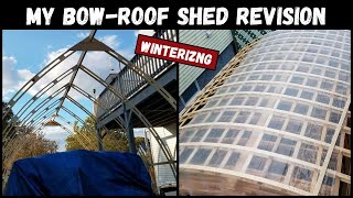 EP29 DIY Deadrise Boat Winterized  Huge Bow Shed Revision [upl. by Leunamne665]