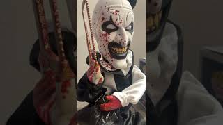 Art the clown animated doll terrifier clown animatronics partycity halloween horror shorts [upl. by Lleksah52]