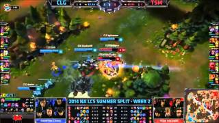 Orianna Alistar wombo combo TSM vs CLG [upl. by Loredo928]