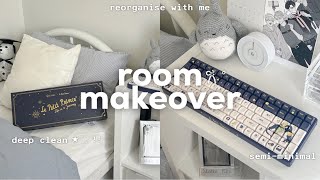 clean and reorganise my room with me 🫧my room makeover IQUINIX keyboard unboxing productive days [upl. by Anavoj]