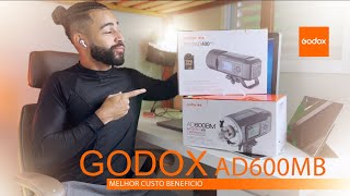 Unboxing do meu novo Godox AD600BM e minha experiência  Melhor custo beneficio  Br [upl. by Tiana]