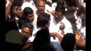 vijayakanth hit by MLA  first on youtube [upl. by Kyred482]