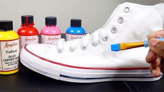 How To Customize Converse Shoes 🎨👟EASY [upl. by Marys317]