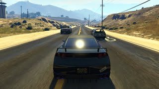 Nearly Flawless Driving Through Traffic  GTA 5 4K [upl. by Nevak]