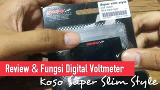 Unboxing Review amp Fungsional Digital Voltmeter Koso [upl. by Egarton65]