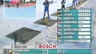 Biathlon Season 20012002OberhofWomens pursuit [upl. by Aaronson625]