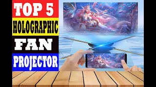 Top 5 3D Holographic Fan Projector Review  Best Holographic Fan Projector [upl. by Nnaytsirk]