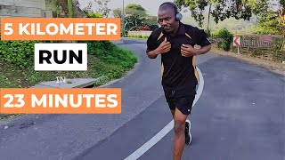 Jogging 5KM In 23min running jogging gym gymlife personaldevelopment personalgrowth [upl. by Amice]