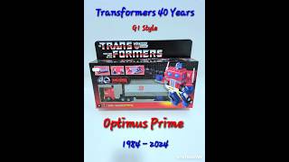 Transformers 40 Years Optimus Prime 1984  2024 transformers optimusprime toys shorts reels tv [upl. by Nattirb]