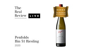 The Real Review Penfolds Bin 51 Riesling 2020 [upl. by Enamrej642]