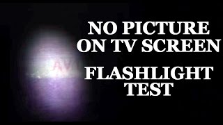 LCD amp LED TV Repair  No Picture No Image amp Blank Black Screen Flashlight Test  Fix LCD amp LED TVs [upl. by Memory542]