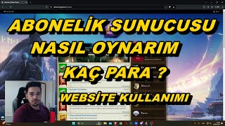 ALLODS ONLİNE ABONELİK SUNUCUSU NASIL OYNARIM  WEBSİTESİ NASIL KULLANIRIM [upl. by Edithe]