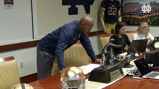 Tariq Bracy Call  NDFootball Signing Day 122017 [upl. by Evvy]